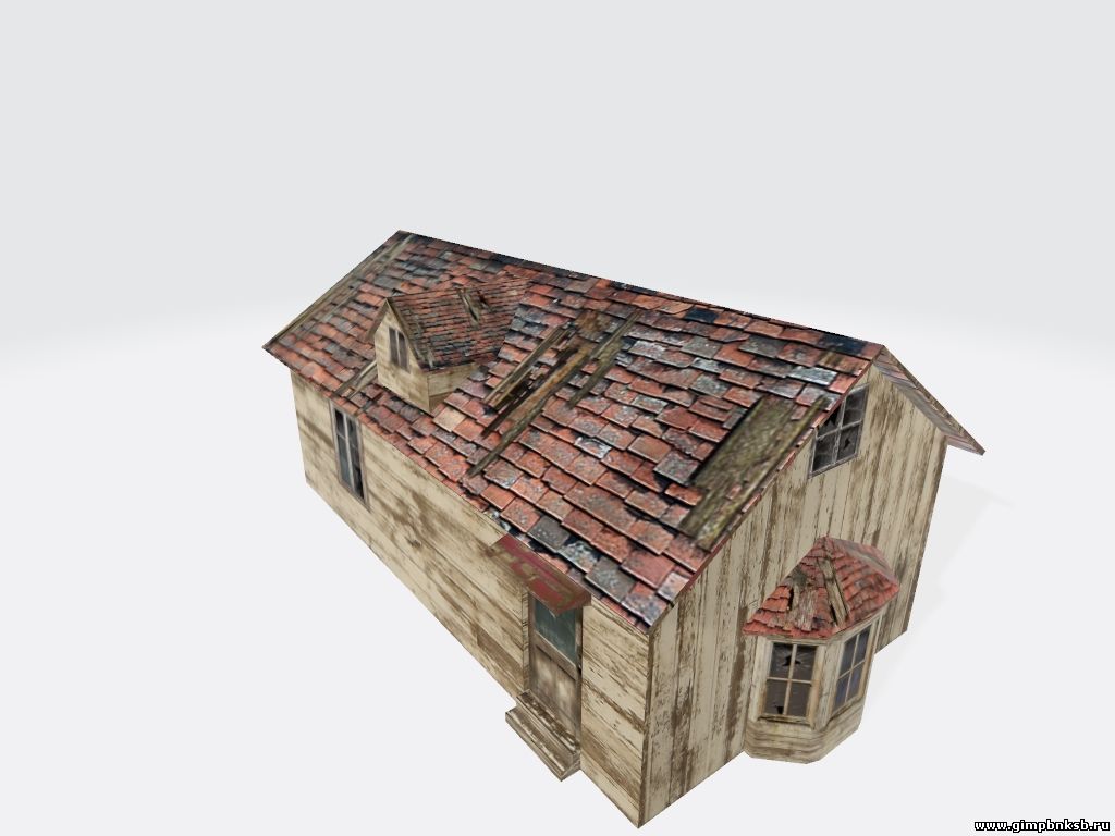 Исходная 3d модель дома